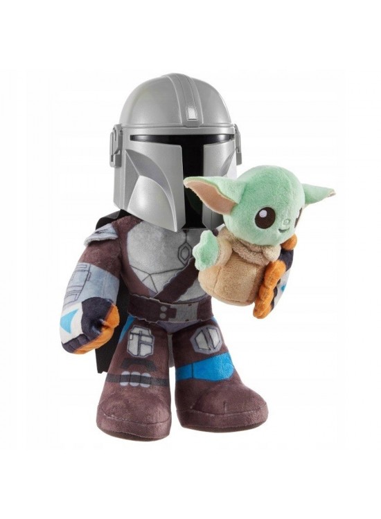 Star Wars Mandalorian Sesli Peluş Figür MTL-HNT52