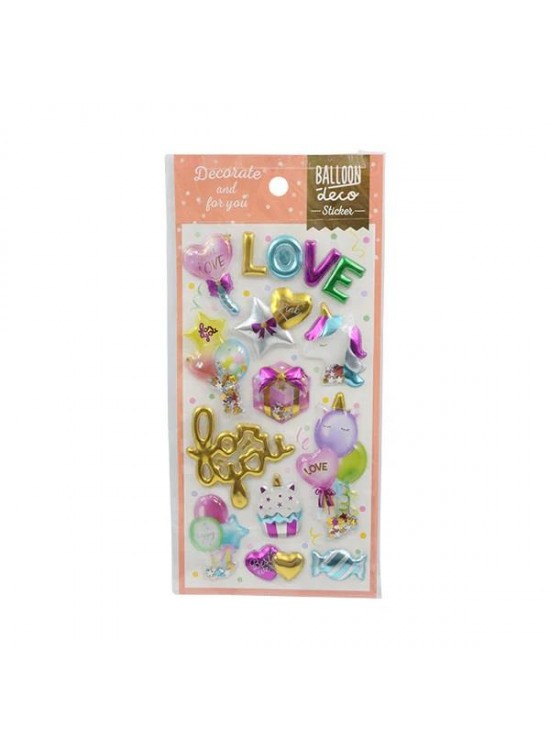Sticker Balloon Deco MR2204