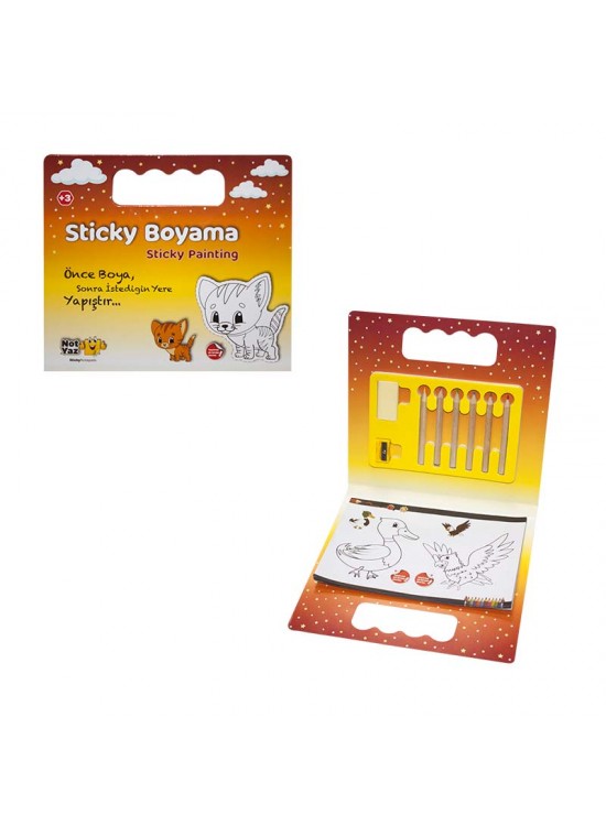Stıcker Boyama Seti +3