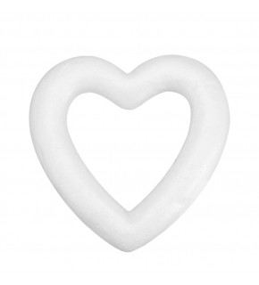 Strafor Kalp 20Cm İçi Boş