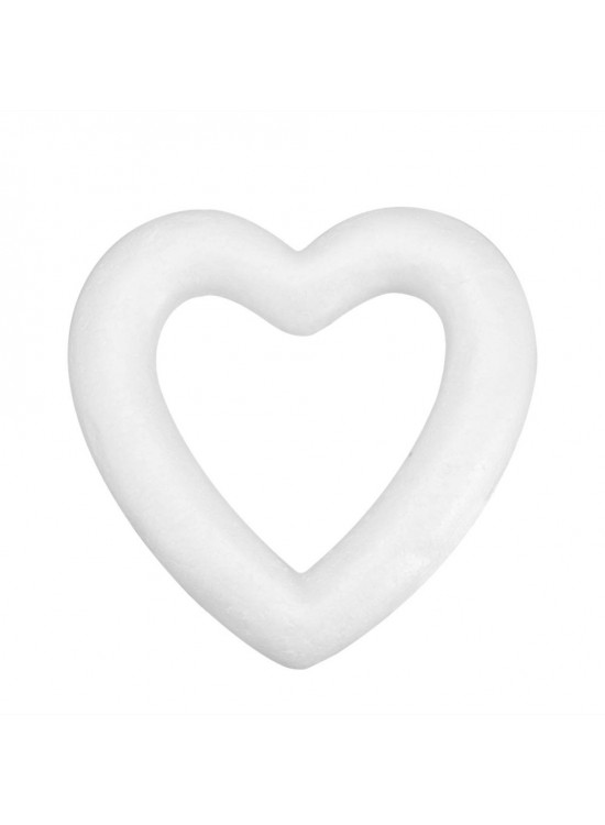 Strafor Kalp 20Cm İçi Boş