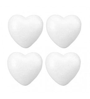 Strafor Kalp 8Cm 4 Lü Esm-45