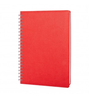 SUBAYEVLERİ KIRMIZI SPİRALLİ TARİHLİ HAFTALIK AJANDA (20x28 CM)