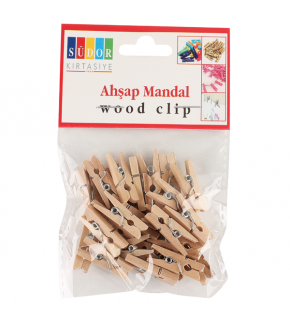 Südor Ahşap Mandal Küçük 30 LU BS100