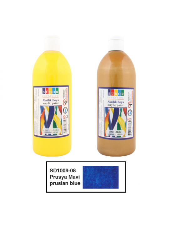 Südor Akrilik Boya 500 ML Mavi SD1009-08