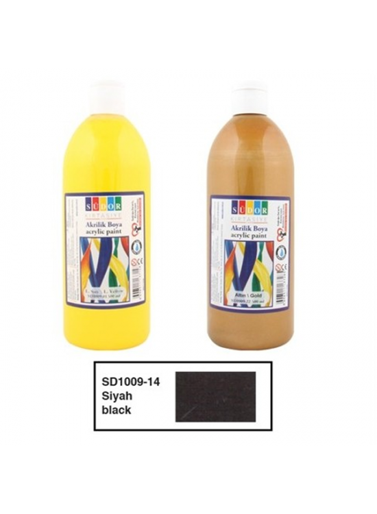 Südor Akrilik Boya 500 ML Siyah SD1009-14