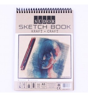 Südor Eskiz Defteri Kraft A5 Telli 115 GR 50 YP MN22-5