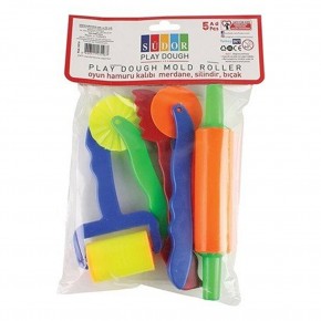 Südor Oyun Hamur Kalıp Oklava+Bıçak+Merdane+Silindir