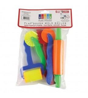 Südor Oyun Hamur Kalıp Oklava+Bıçak+Merdane+Silindir