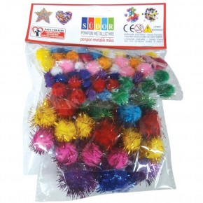 Südor Pon Pon Metalik Mix 10 20 30 MM (1 Adet)