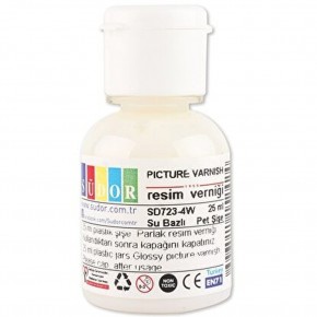 Südor Resim Verniği Su Bazlı 25 ML SD723-4W (1 Adet)