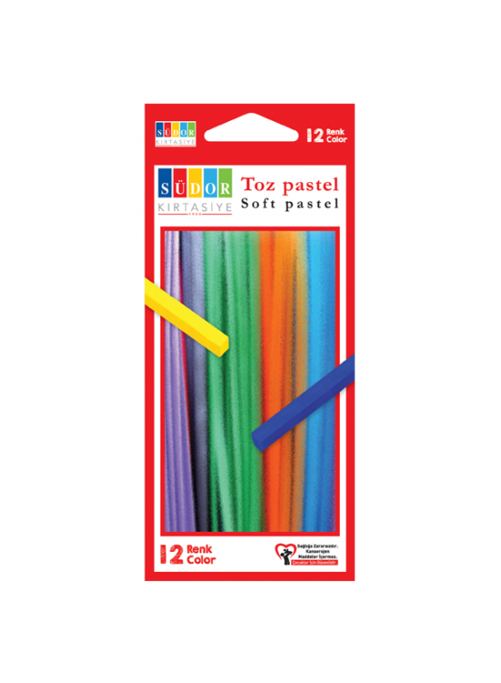 Südor Pastel Boya Toz 12 Renk BS97 Südor Pastel Boya Toz 12 Renk BS97
