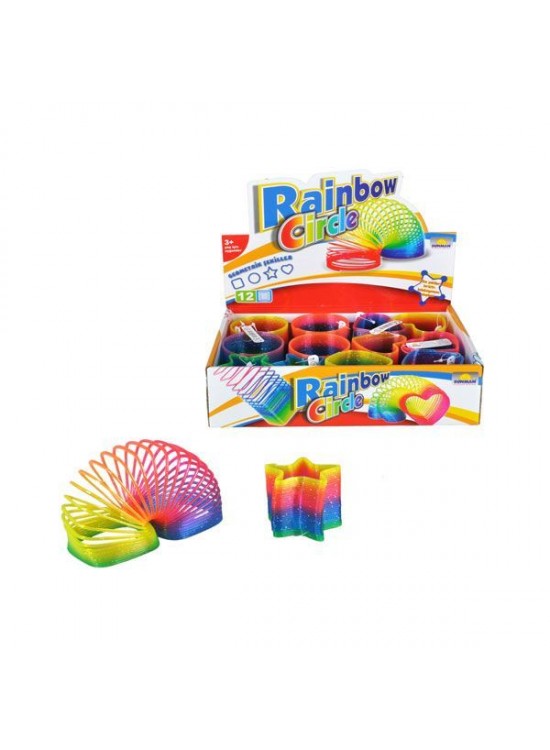 Sunman Oyuncak Rainbow Şeffaf Renkli Şekilli Stres Yayı (1 Adet) Sunman Oyuncak Rainbow Şeffaf Renkli Şekilli Stres Yayı (1 Adet)