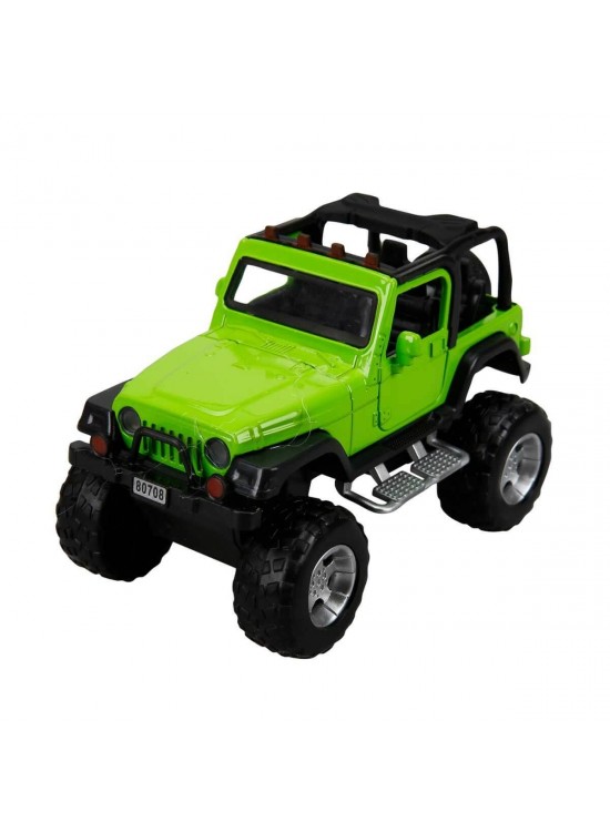 Sunman Oyuncak Sesli Ve Işıklı Metal Araba Safarı Jeep 13 Cm FY80708