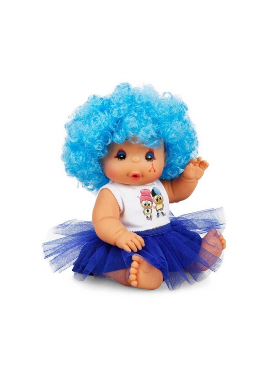 Sunman Oyuncak Afro Kıvırcık Renkli Saçlı Bebek 23 Cm 20040