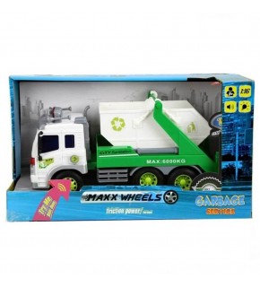 Sunman Oyuncak Geri Dönüşüm Kamyonları Ses/Işık 3Asst. S00013078