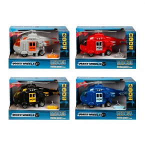 Sunman Oyuncak Maxx Wheelss Sesli Ve Işıklı 1:20 Kurtarma Helikopter Rescue 20 Cm
