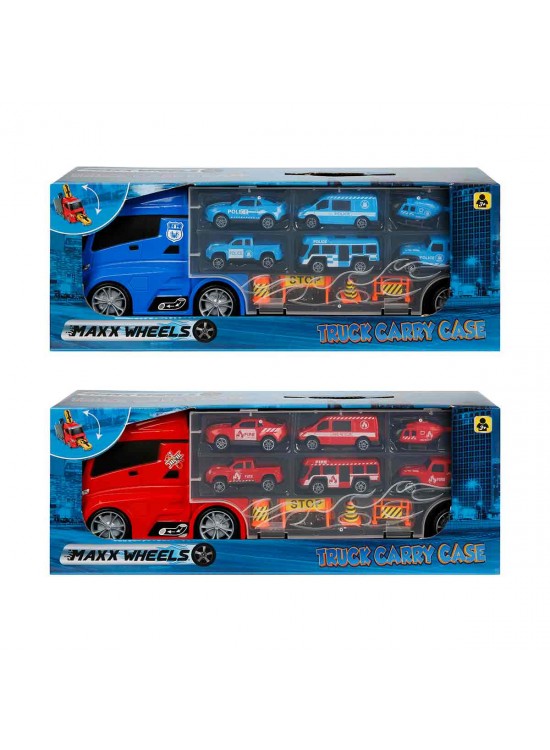 Sunman Oyuncak Maxx Wheels Transporter 40 cm 6 Araçlı Aksesuarlı Set 2 S00002327 Sunman Oyuncak Maxx Wheels Transporter 40 cm 6 Araçlı Aksesuarlı Set 2 S00002327