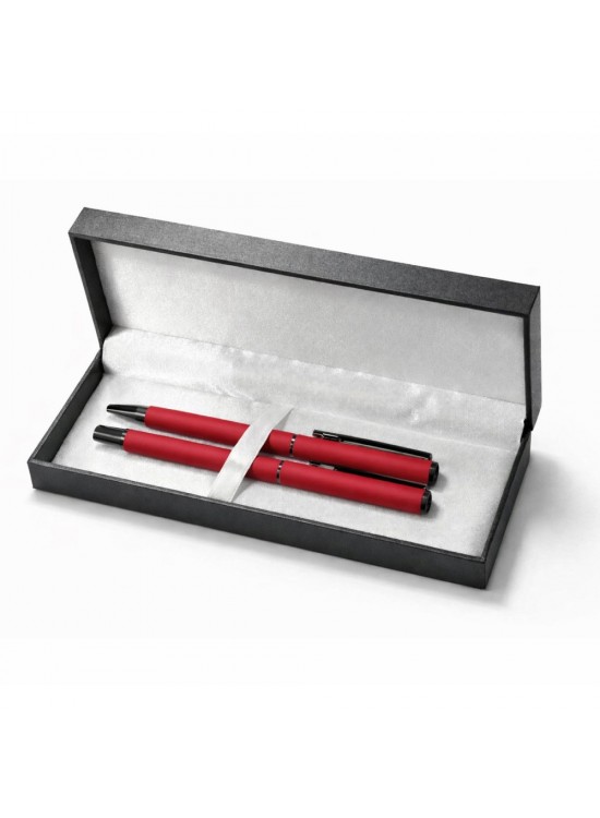 SUNGURLU KIRMIZI İKİLİ KALEM SETİ SUNGURLU KIRMIZI İKİLİ KALEM SETİ