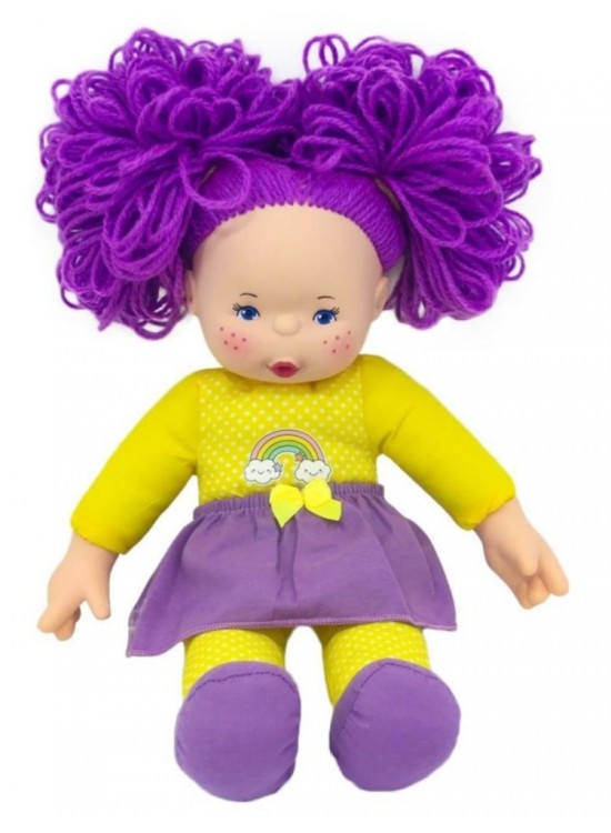 Sunman Dolgulu Gökkuşağı Bebek 35Cm