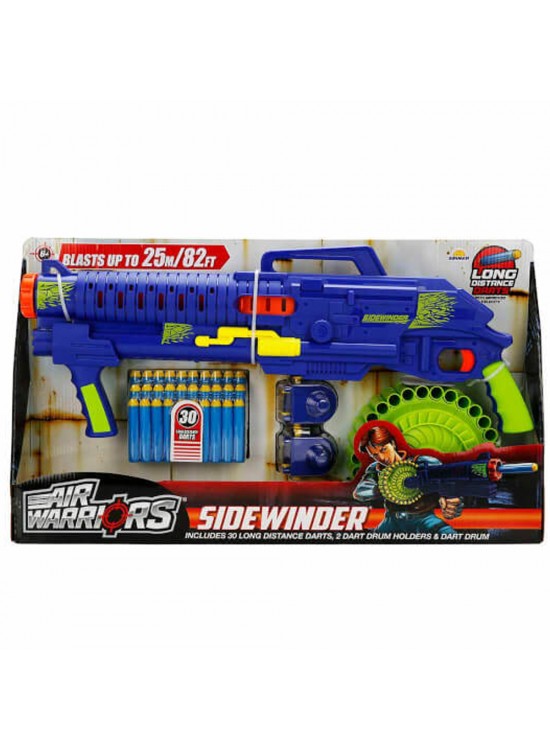 Sunman Oyuncak Air Warriors Sidewinder Sünger Atan Silah 30 Mermili