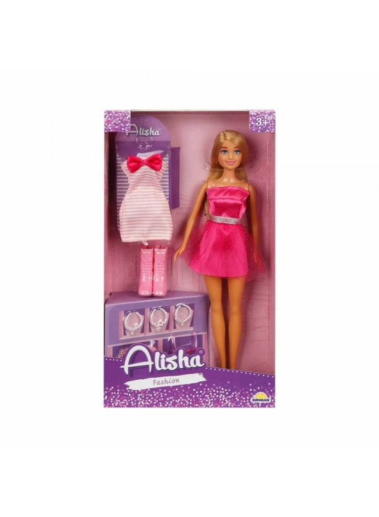 Sunman Oyuncak Bebek Alisha Gece Elbiseli 29Cm