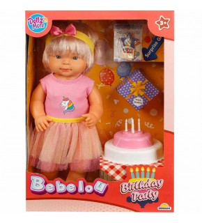 Sunman Oyuncak Bebelou Doğum Günü Bebeği 40 Cm