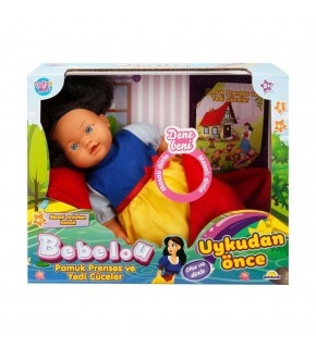 Sunman Oyuncak Bebelou Uykudan Önce Masal Anlatan Bebek P.Prenses Ve 7 Cüceler 40 Cm.