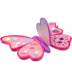 Sunman Oyuncak Kelebek Şekilli 4 Katmanlı Makyaj Güzellik Seti