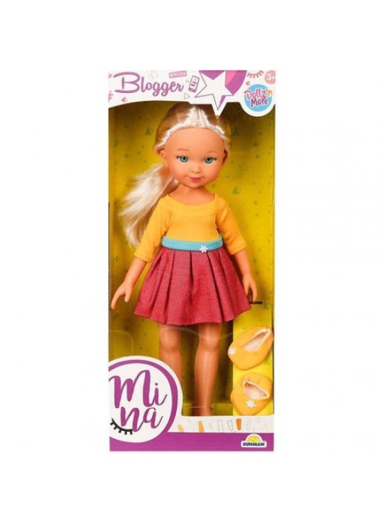 Sunman Oyuncak Mina Blogger Bebek 35 Cm