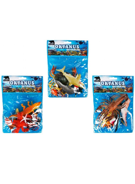 Sunman Oyuncak Okyanus Hayvanları Orta Poşet S00000709