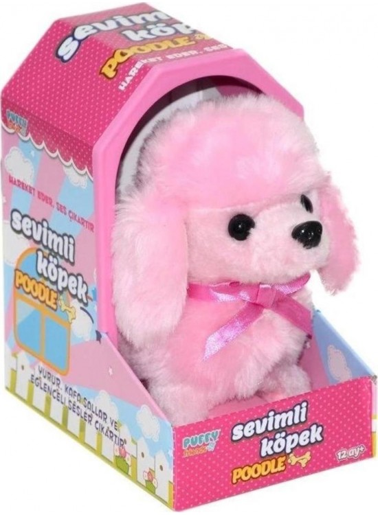 Sunman Oyuncak Peluş Sevimli Pembe Poodle Hareketli Sesli Sunman Oyuncak Peluş Sevimli Pembe Poodle Hareketli Sesli