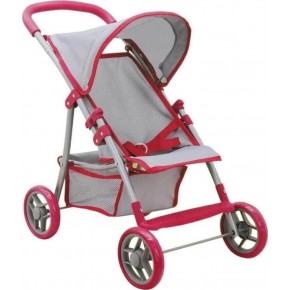 Sunman Oyuncak Puset 4 Teker Tenteli Metal Pmb/gri