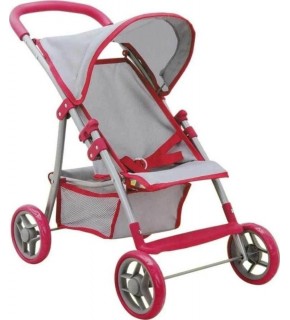 Sunman Oyuncak Puset 4 Teker Tenteli Metal Pmb/gri