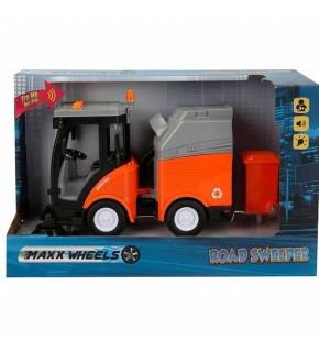 Sunman Oyuncak Sesli Ve Işıkllı Çöp Süpürme Aracı 20 Cm