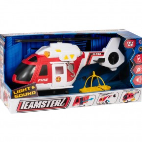 Sunman Oyuncak Teamsterz Sesli ve Işıklı İtfaiye Kurtarma Helikopteri