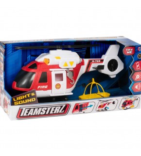 Sunman Oyuncak Teamsterz Sesli ve Işıklı İtfaiye Kurtarma Helikopteri