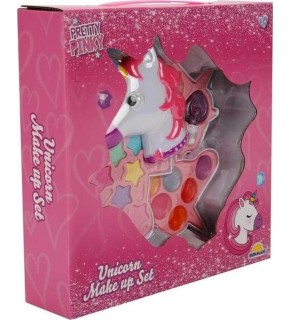 Sunman Oyuncak Unicorn Şekilli 3 Katlı Makyaj Güzellik Seti