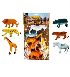 Sunman Oyuncak Vahşi Hayvanlar Büyük Poşet SUN-S00000715