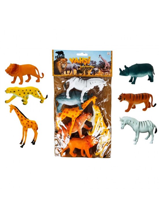 Sunman Oyuncak Vahşi Hayvanlar Büyük Poşet SUN-S00000715 Sunman Oyuncak Vahşi Hayvanlar Büyük Poşet SUN-S00000715