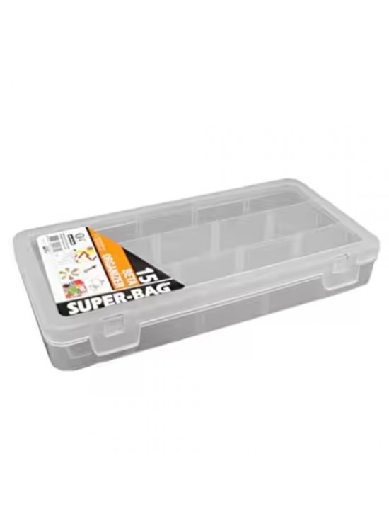 Süper Bag 15 Şeffaf Organizer Çanta 20x10x3