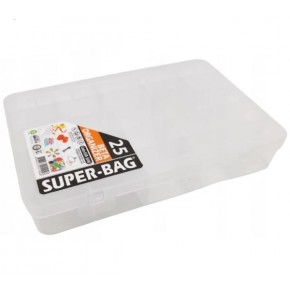 Süper Bag 25 Şeffaf Organizer Çanta 23x16,6x4,25