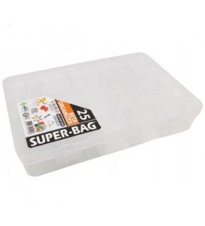 Süper Bag 25 Şeffaf Organizer Çanta 23x16,6x4,25