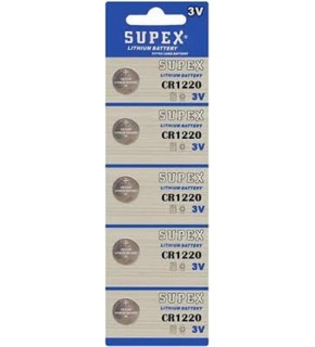 Supex Cr1220 3V Lityum 5Li Blister Pil