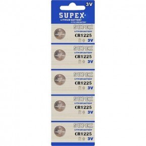Supex CR1225-C5 3V Lityum Düğme Pil 5'li Paket