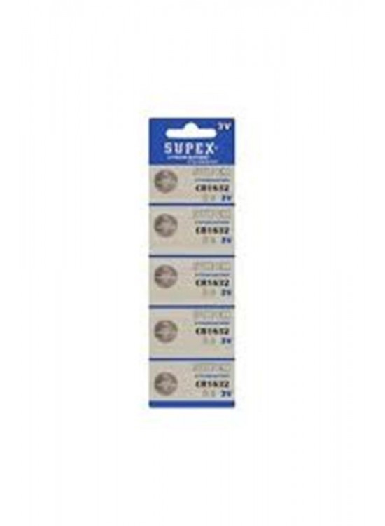 Supex CR1632-C5 3V Lityum Düğme Pil 5'li Paket