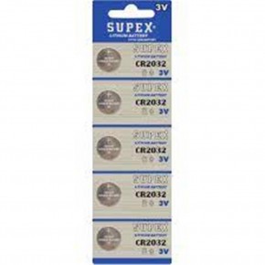 Supex Cr2032 3V Lityum 5Li Blister Pil