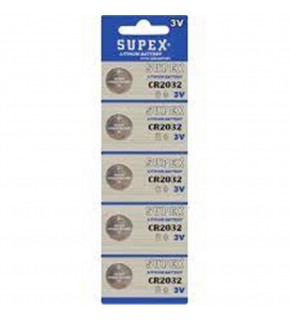 Supex Cr2032 3V Lityum 5Li Blister Pil