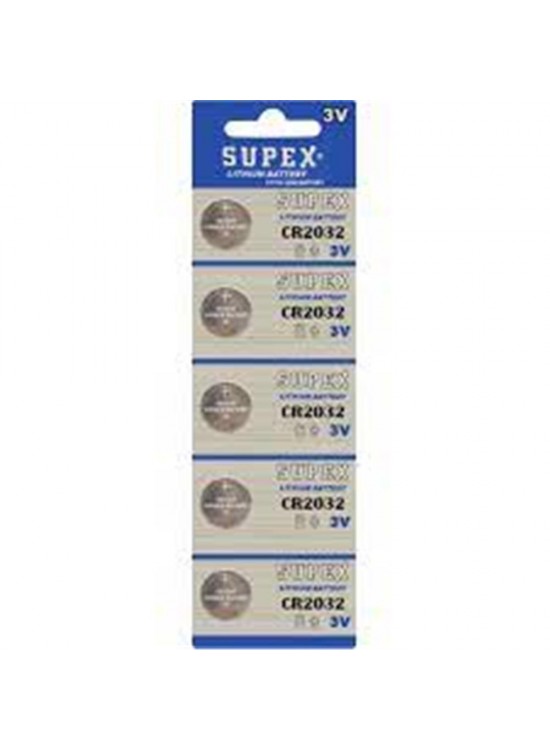 Supex Cr2032 3V Lityum 5Li Blister Pil