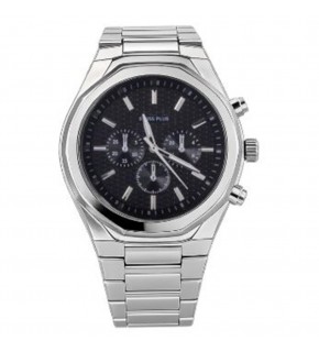 Swiss Plus Man Watch Basic Seri Model-4 ST3503AGS Plus Black-Silver(Kol Saati)